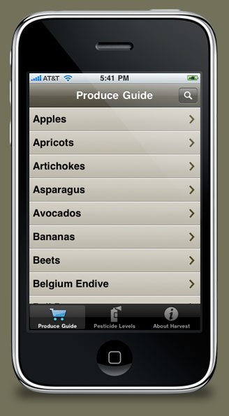 Produce Guide Screenshot